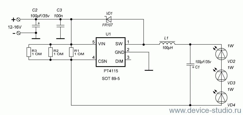 led driver pt4115